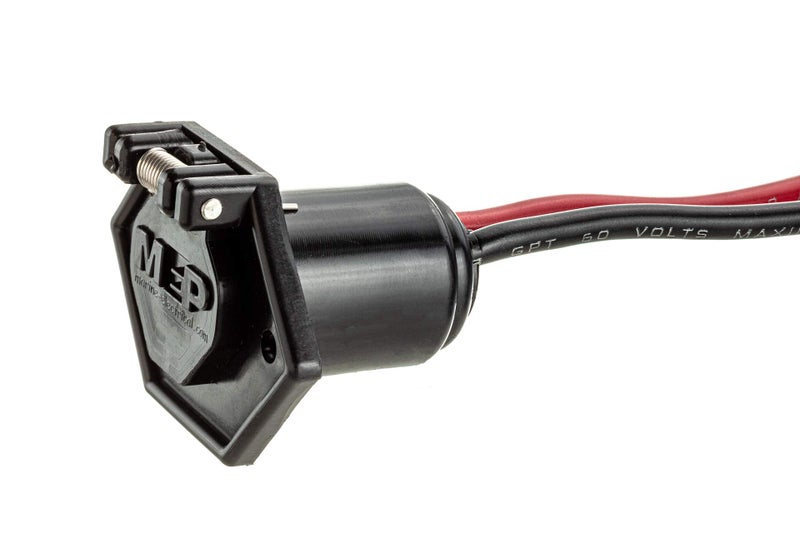 MotorGuide موترغيد 8M4000954 مقبس طاقة لمحرك التجديف، 2-سن، 12 فولت، 24 فولت أو 36 فولت لمحركات التجديف، لتركيب لوحة المقدمة - Image 3